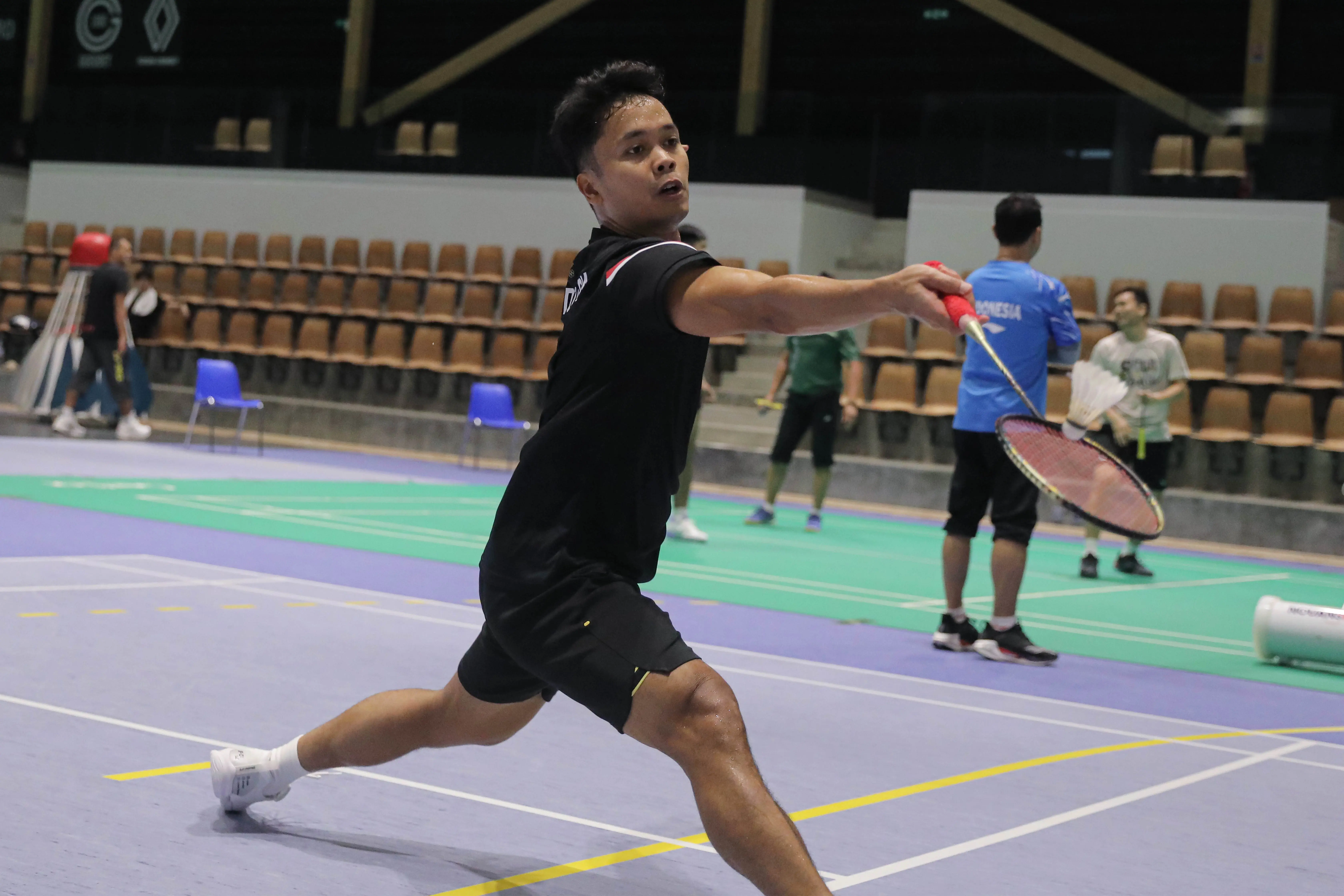 Tunggal putrai bulu tangkis Indonesia Anthony Sinisuka Ginting. (Foto/PBSI).